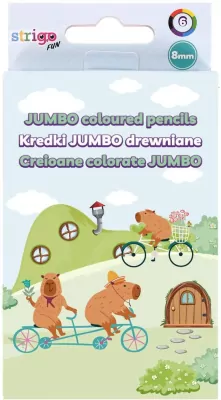 Kredki Jumbo Kapibara grafit 8mm