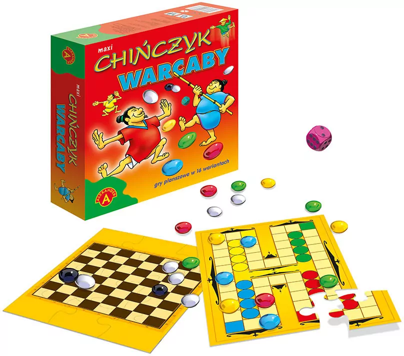 Maxi chińczyk. Warcaby - tantis.pl