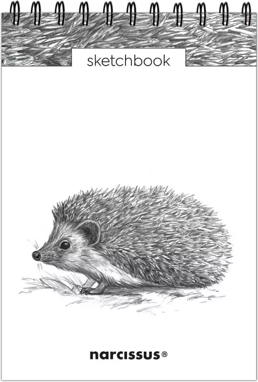 Szkicownik A5/60K na spirali. Jeż - tantis.pl
