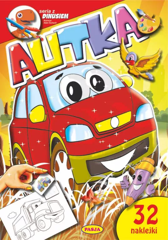 Seria z Dinusiem. Autka - tantis.pl