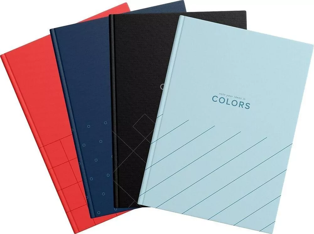 Brulion Colors. A4/96K kratka. 5 sztuk - tantis.pl