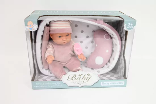 Lalka bobas z nosidełkiem