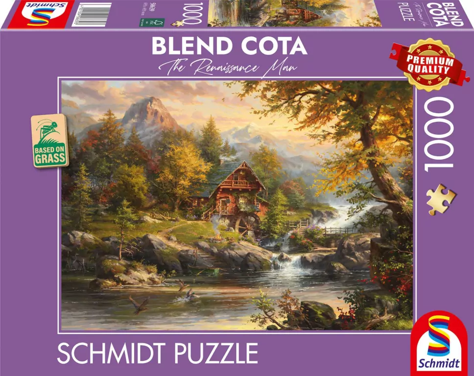 Puzzle 1000 Blend Cota Dom na lato - tantis.pl