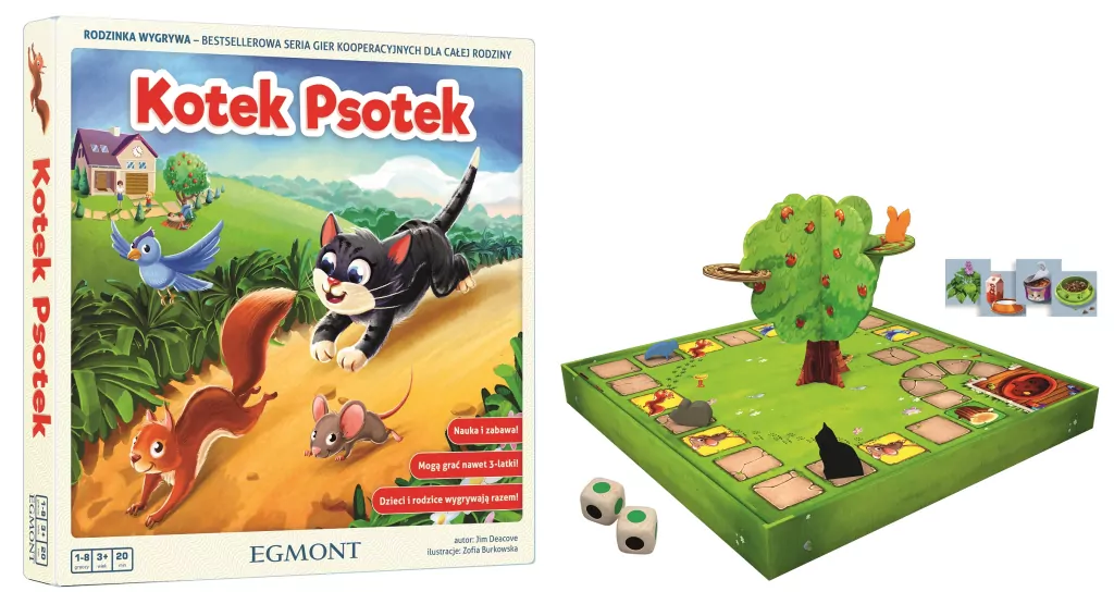 Kotek Psotek. Rodzinka wygrywa - tantis.pl