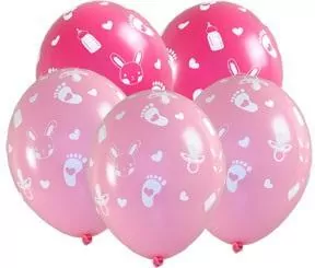 Balony Baby shower, dziewczynka - tantis.pl