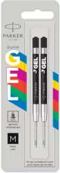 Wkład do długopisu Parker Gel czarny 2 sztuk