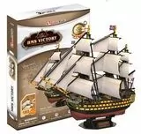 Puzzle 3D. Żaglowiec. HMS Victory - tantis.pl