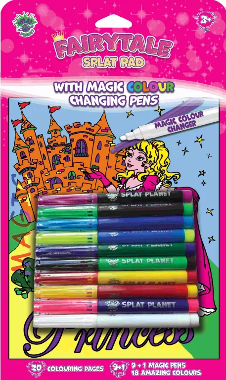 Książeczka z magicznymi mazakami Księżniczka - tantis.pl