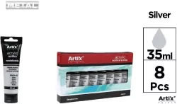 Farba akrylowa srebrna 35ml