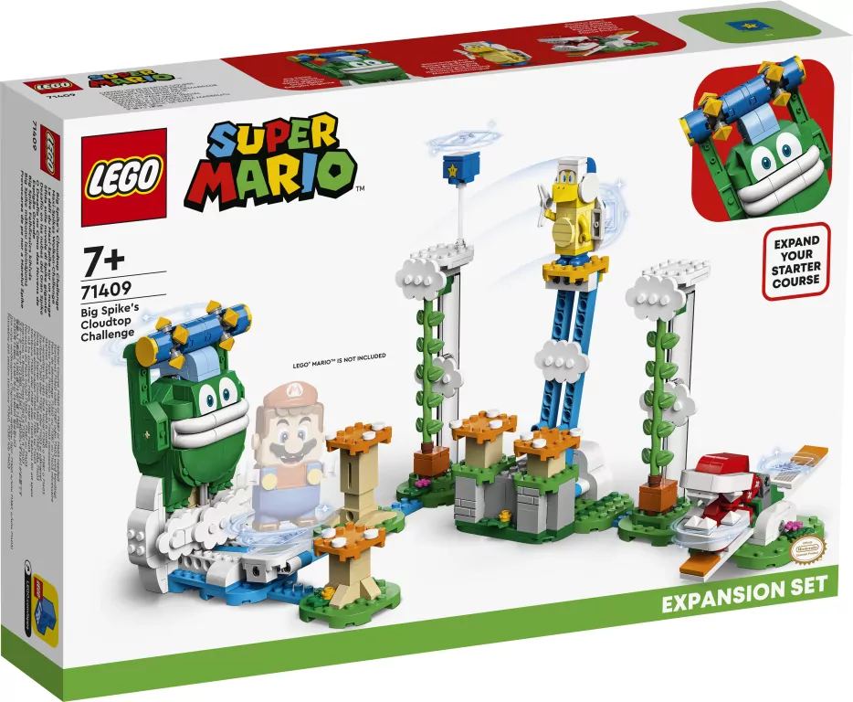 LEGO® Super Mario. Big Spike i chmury — zestaw rozszerzający. 71409 - tantis.pl