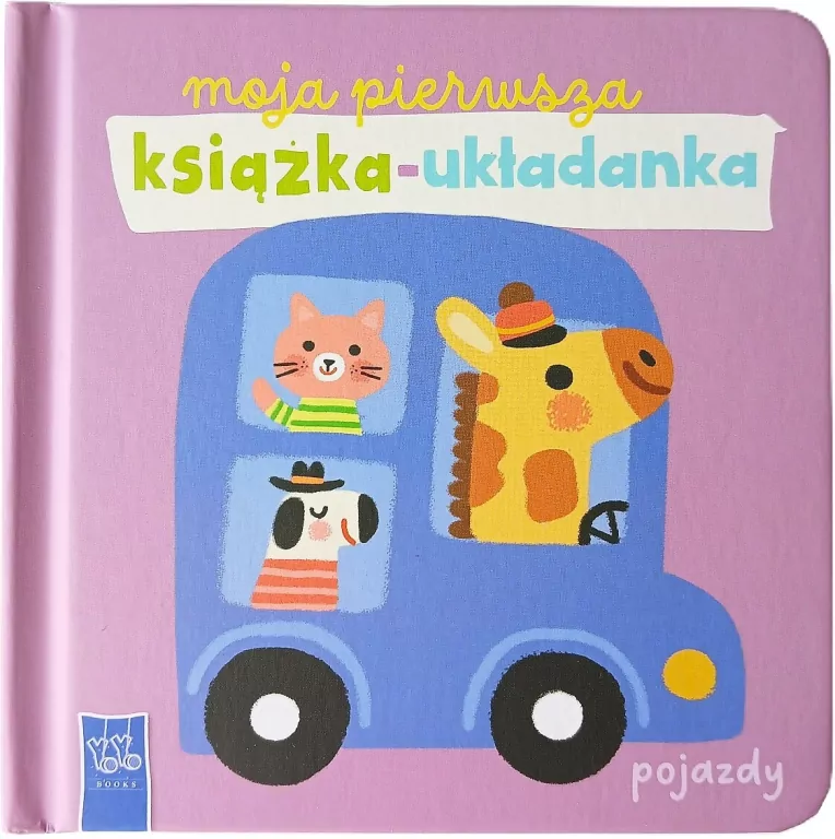 Moja pierwsza książka-układanka. Pojazdy - tantis.pl