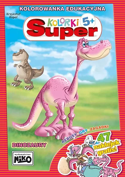 Super kolorki.  Dinozaury - tantis.pl