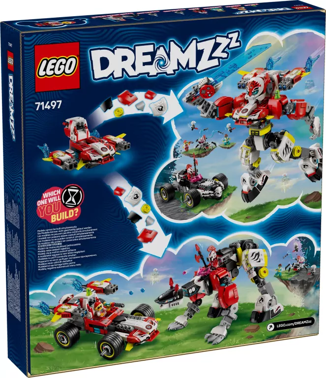 LEGO® Tygrysi mech Coopera i hot rod Zero 71497 - tantis.pl