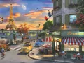 Puzzle 2000 Zachód słońca w Paryżu - tantis.pl