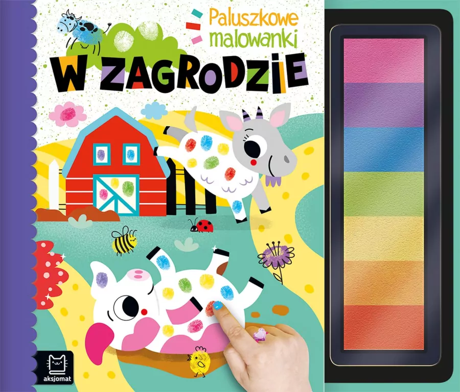 W zagrodzie. Paluszkowe malowanki - tantis.pl