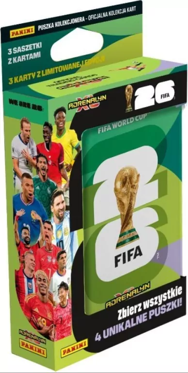 Fifa World Cup 2026 Adrenalyn XL Mini puszka - tantis.pl