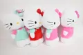 Hello Kitty Fluffy Plusz Czerwona 40cm - tantis.pl