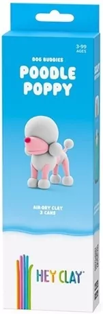 Hey Clay - Figurka Psi Przyjaciele Pudel 3-pak - tantis.pl