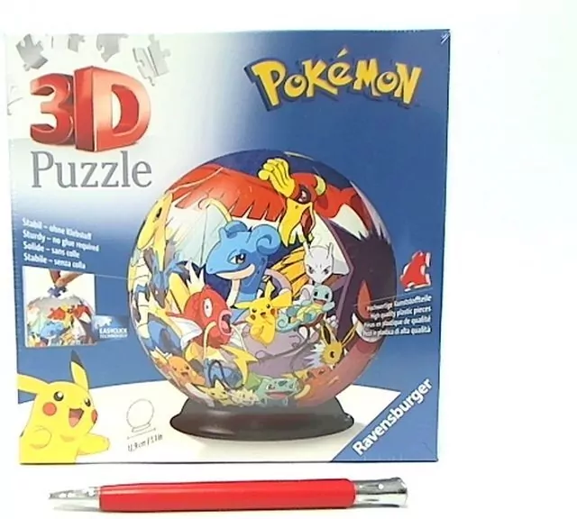 Puzzle 3D 72. Pokemon. Kula. 11785 - tantis.pl