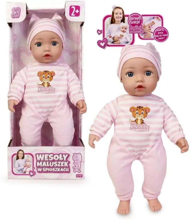 Lalka Natalia bobas funkcyjny 43cm - tantis.pl