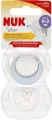 NUK Smoczek silikonowy, 2 sztuki, 0-2m - tantis.pl