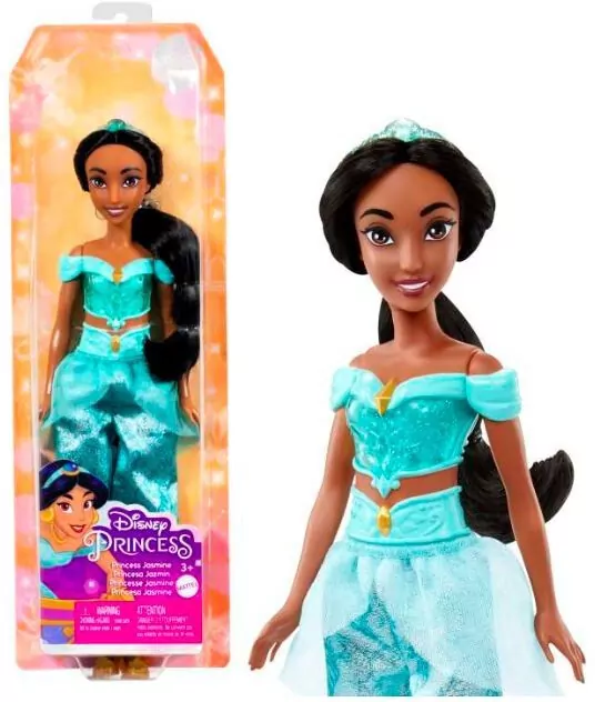Mattel. Disney Princess. Lalka Dżasmina podstawowa HLW12 - tantis.pl