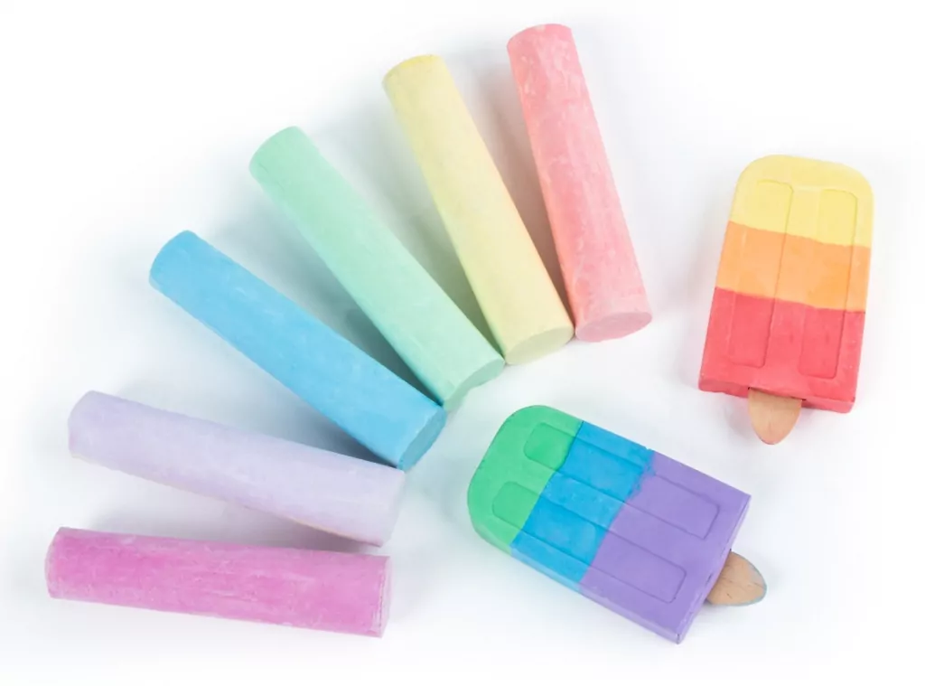 Kreda jumbo lody summer 8 elementów KIDEA - tantis.pl