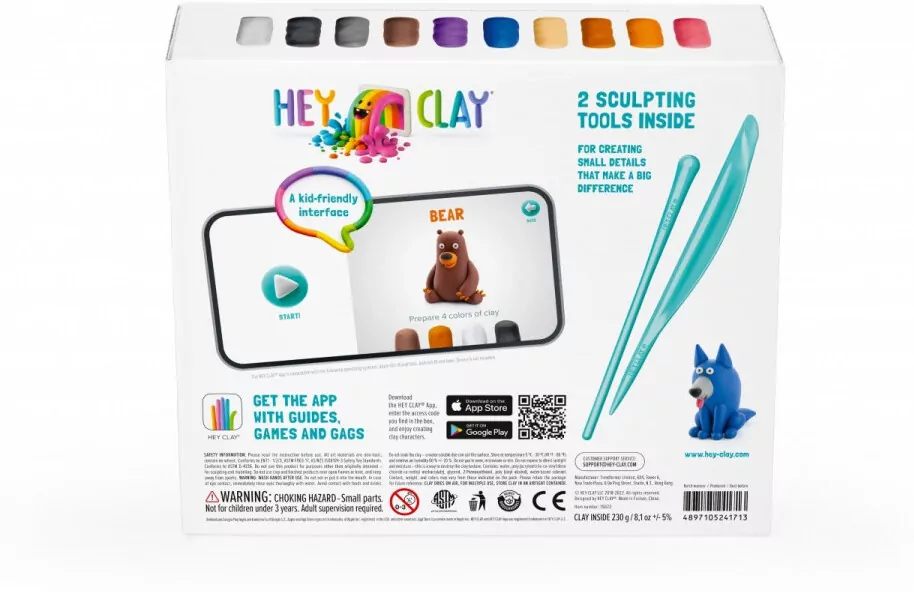 Hey Clay - Zwierzęta leśne + akcesoria - tantis.pl