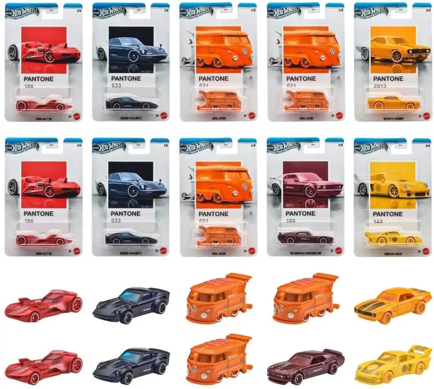 Hot Wheels. Silver Series Pantone. Mix - tantis.pl