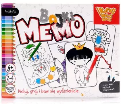 Bajki memo. Maluj, graj i baw się wyśmienicie - tantis.pl