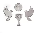 Zestaw wykrojników - Komunia święta - tantis.pl