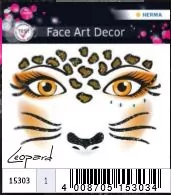 Naklejka Face Art Leopard - tantis.pl