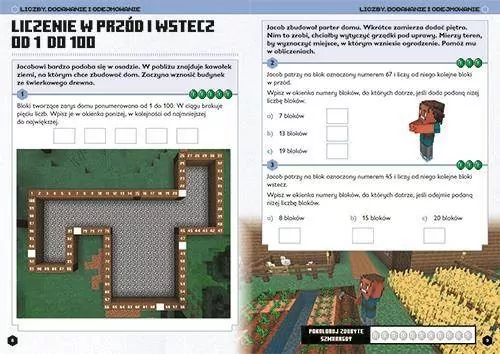 Minecraft. Matematyka. Megazadania. 8+ - tantis.pl