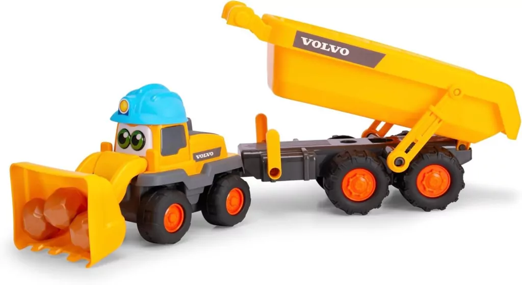 ABC Pojazd Volvo z grzechotką 65cm - tantis.pl