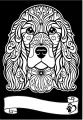 Kolorowanka welwetowa A4 Cocker Spaniel - tantis.pl