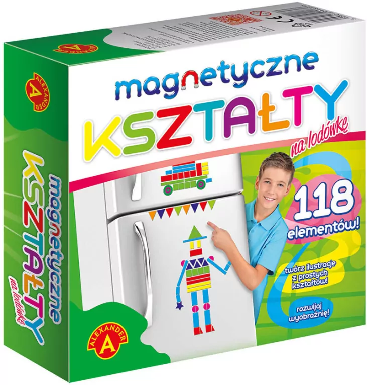 Alexander. Kształty magnetyczne na lodówkę - tantis.pl