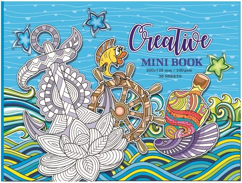 Kolorowanka antystresowa 200x126 Morska 36 - tantis.pl