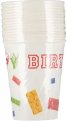 KUBEK PAP 250ML KLOCKI KOL 028201 PM OPFOL