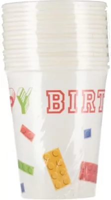 KUBEK PAP 250ML KLOCKI KOL 028201 PM OPFOL