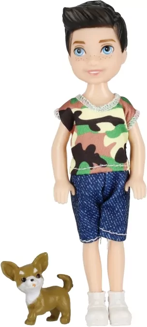 Lalka chłopiec 13cm z akcesoriami mix MEGA CREATIVE 510721 cena za 1 szt - tantis.pl