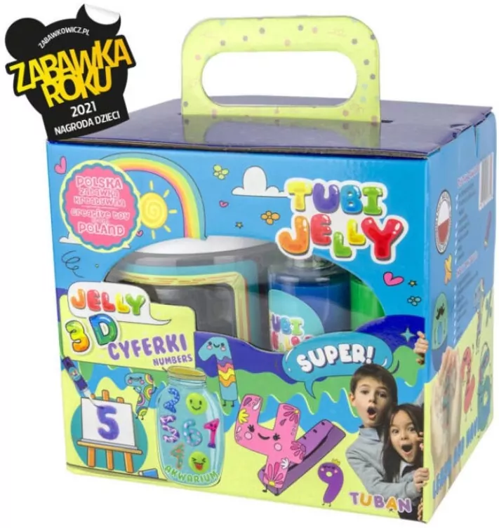 Tubi Jelly 6 kol. z akwarium. Cyferki - tantis.pl
