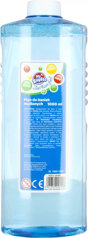 Płyn do baniek mydlanych 1000 ml - tantis.pl