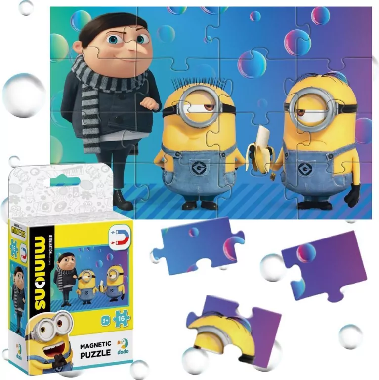 Magnetyczne puzzle Minionki - tantis.pl