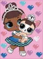 Diamnetowa mozaika - LOL Miss Baby 15x20cm - tantis.pl