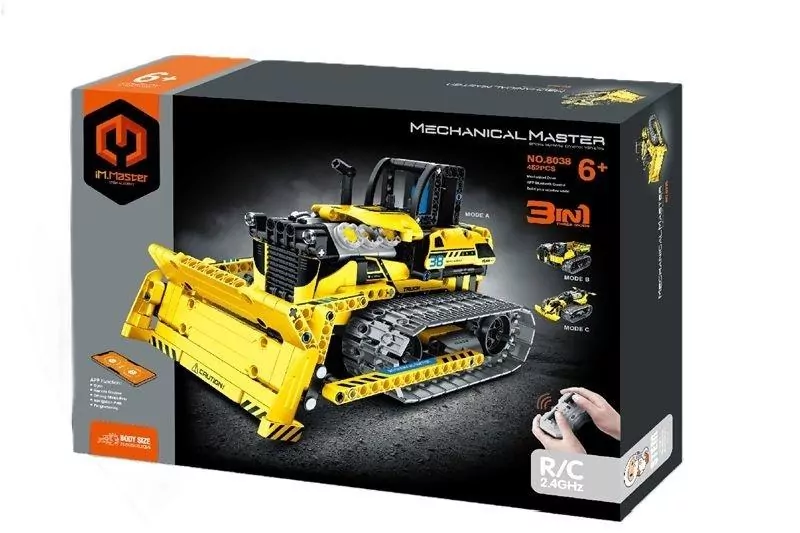 Klocki R/C Robo-Spychacz 3w1 452el - tantis.pl