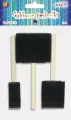 Pędzelki gąbkowe 2,5cm, 5cm, 7,5cm 3szt - tantis.pl