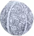 Piłka można niebieska 28cm - tantis.pl