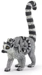 Lemur z młodym