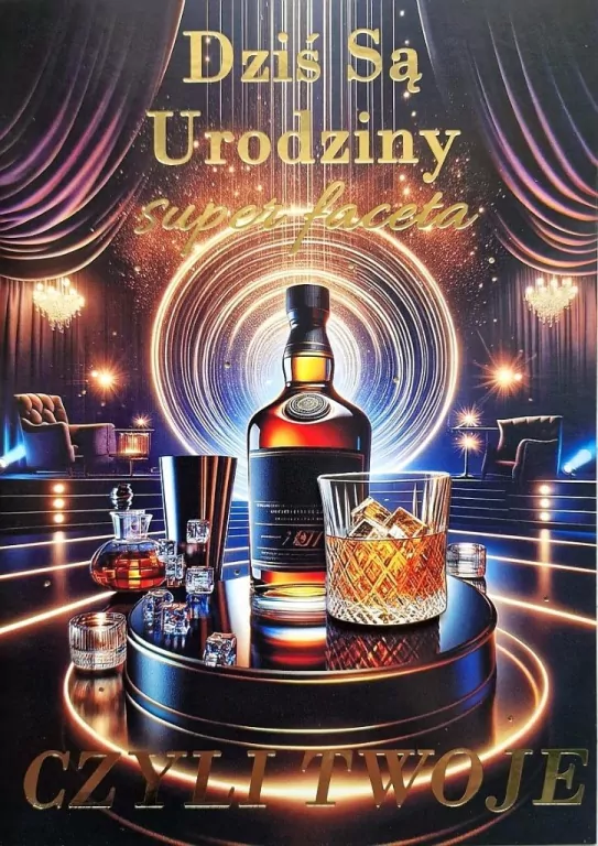 Karnet Urodziny Whisky 3K - tantis.pl