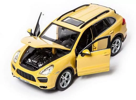 Porsche Cayenne Turbo 1:24. Żółty - tantis.pl